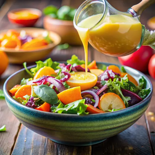 สลัดผักรวมกับขนมปังธัญพืชกรอบ